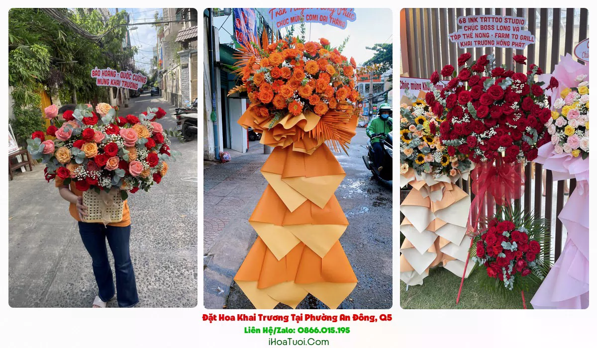 Đặt Hoa Khai Trương Tại Phường An Đông, TP.HCM (Quận 5 Cũ)