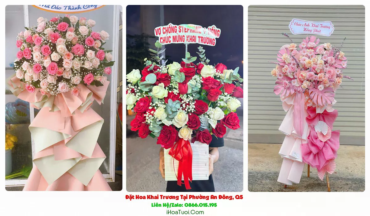 Giao hoa khai trương tận nơi tại Phường An Đông, Quận 5 cũ