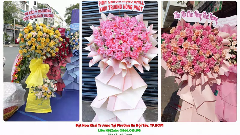 Đặt Hoa Khai Trương Tại Phường An Hội Tây, TP.HCM (Quận Gò Vấp Cũ)