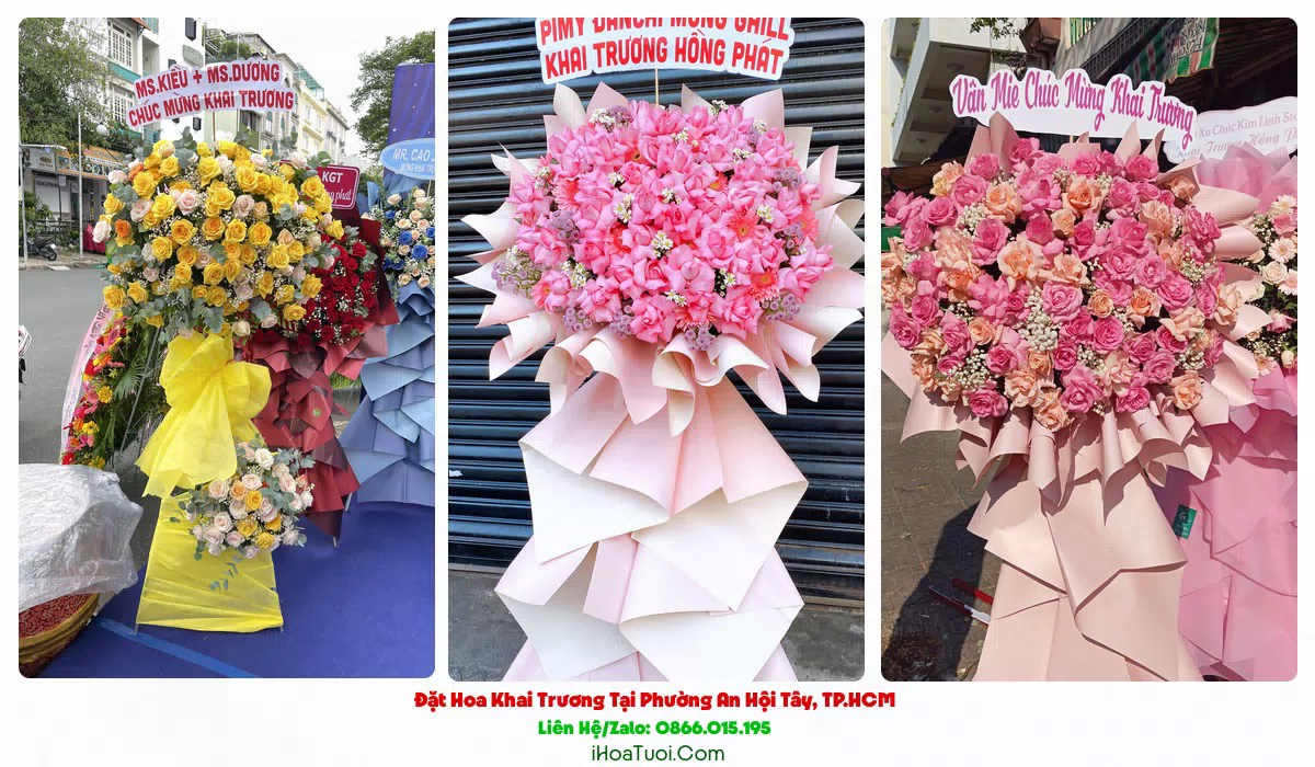 Đặt Hoa Khai Trương Tại Phường An Hội Tây, TP.HCM (Quận Gò Vấp Cũ)