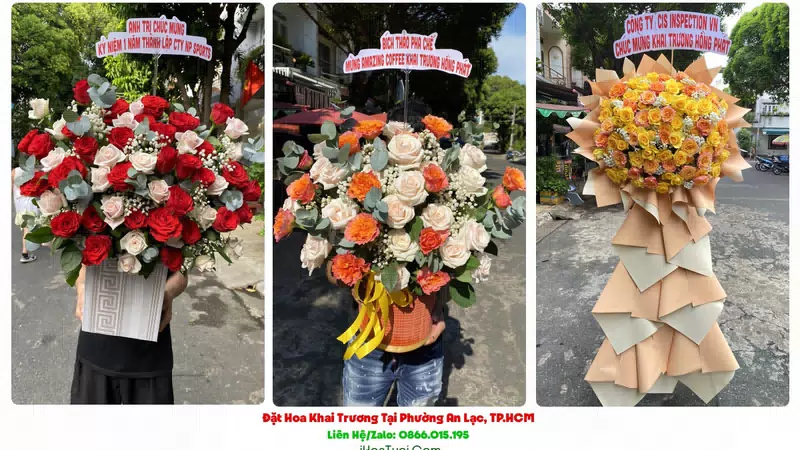 Đặt Hoa Khai Trương Phường An Lạc, TP.HCM (Quận Bình Tân Cũ)