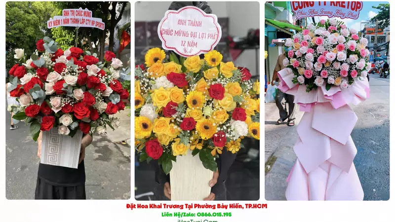 Đặt Hoa Khai Trương Tại Phường Bảy Hiền, TP.HCM (Quận Tân Bình Cũ)