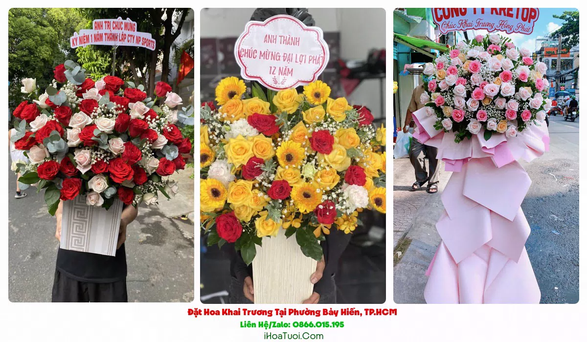 Đặt Hoa Khai Trương Tại Phường Bảy Hiền, TP.HCM (Quận Tân Bình Cũ)