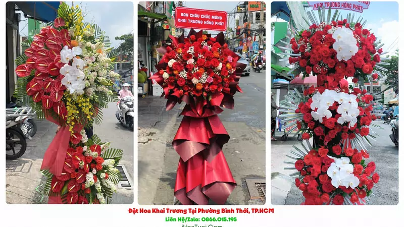 Đặt Hoa Khai Trương Tại Phường Bình Thới, TP.HCM (Quận 11 Cũ)