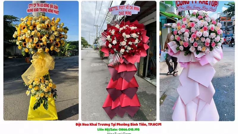 Đặt Hoa Khai Trương Tại Phường Bình Tiên, TP.HCM (Quận 6 Cũ)