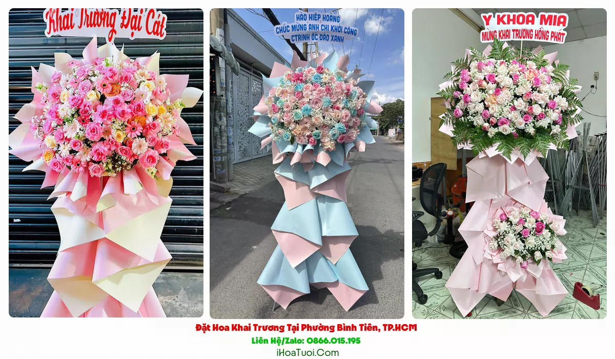 Shop hoa khai trương giao tận nơi tại Phường Bình Tiên