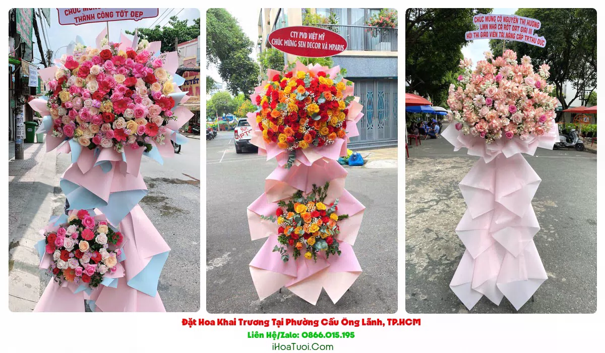 Đặt Hoa Khai Trương Tại Phường Cầu Ông Lãnh, TP.HCM (Quận 1 Cũ)