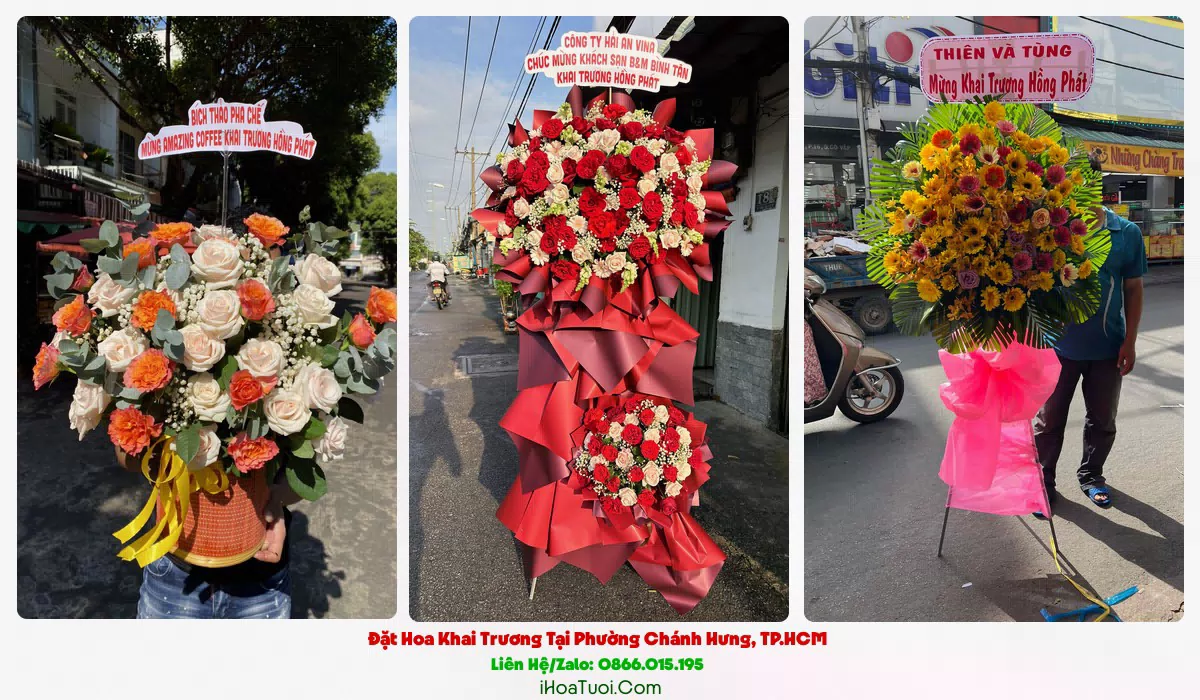Đặt Hoa Khai Trương Tại Phường Chánh Hưng, TP.HCM (Quận 8 Cũ)