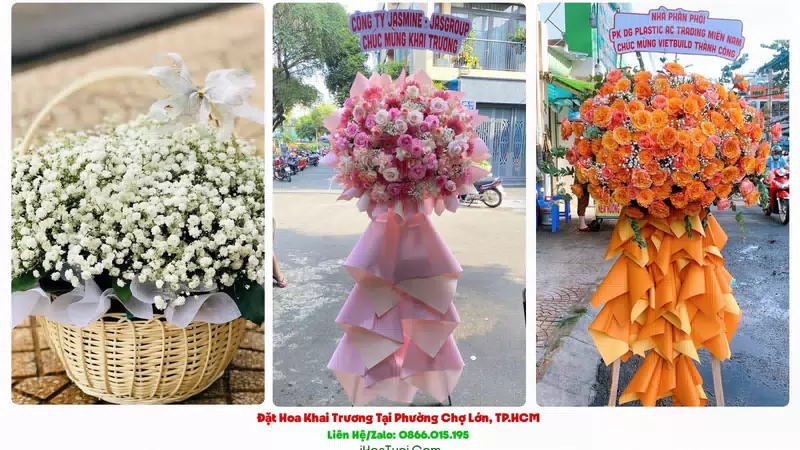 Đặt Hoa Khai Trương Tại Phường Chợ Lớn, TP.HCM (Quận 5 Cũ)