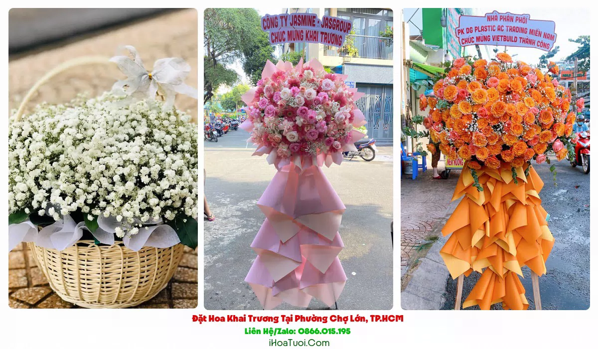Đặt Hoa Khai Trương Tại Phường Chợ Lớn, TP.HCM (Quận 5 Cũ)