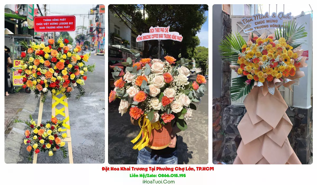 Lan hồ điệp mừng khai trương Phường Chợ Lớn