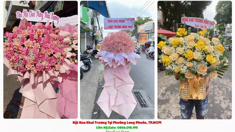 Đặt Hoa Khai Trương Tại Phường Long Phước, TP.HCM (Thành phố Thủ Đức Cũ)