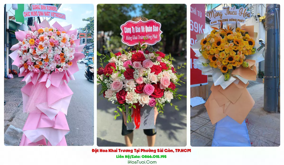 Shop hoa khai trương giao tận nơi Phường Sài Gòn Quận 1