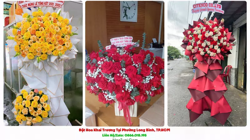 Đặt Hoa Khai Trương Tại Phường Long Bình, TP.HCM (Thành phố Thủ Đức Cũ)