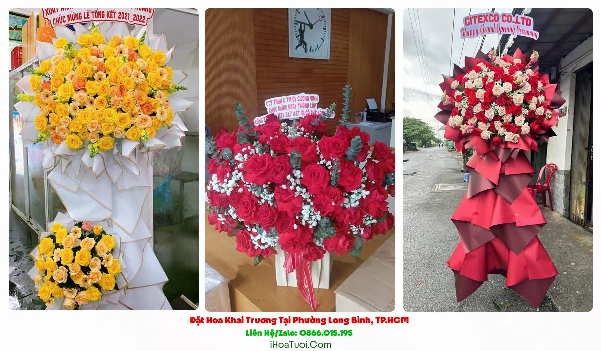 Đặt Hoa Khai Trương Tại Phường Long Bình, TP.HCM (Thành phố Thủ Đức Cũ)