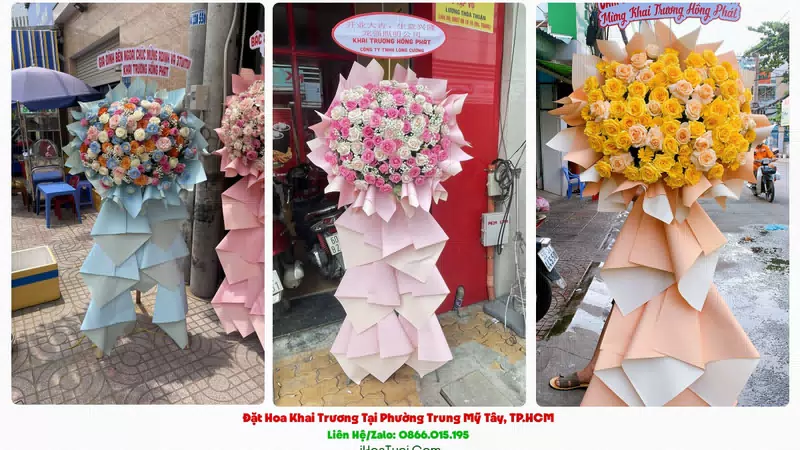 Đặt Hoa Khai Trương Phường Trung Mỹ Tây, TP.HCM (Quận 12 Cũ)