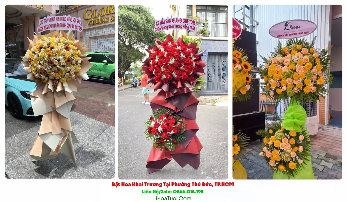 Giao hoa khai trương tận nơi Phường Thủ Đức