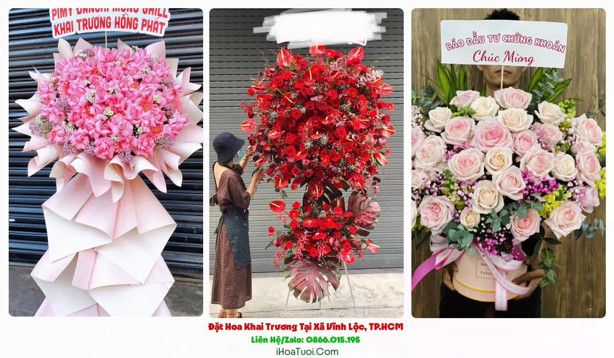 Giao hoa khai trương đúng giờ tại Xã Vĩnh Lộc