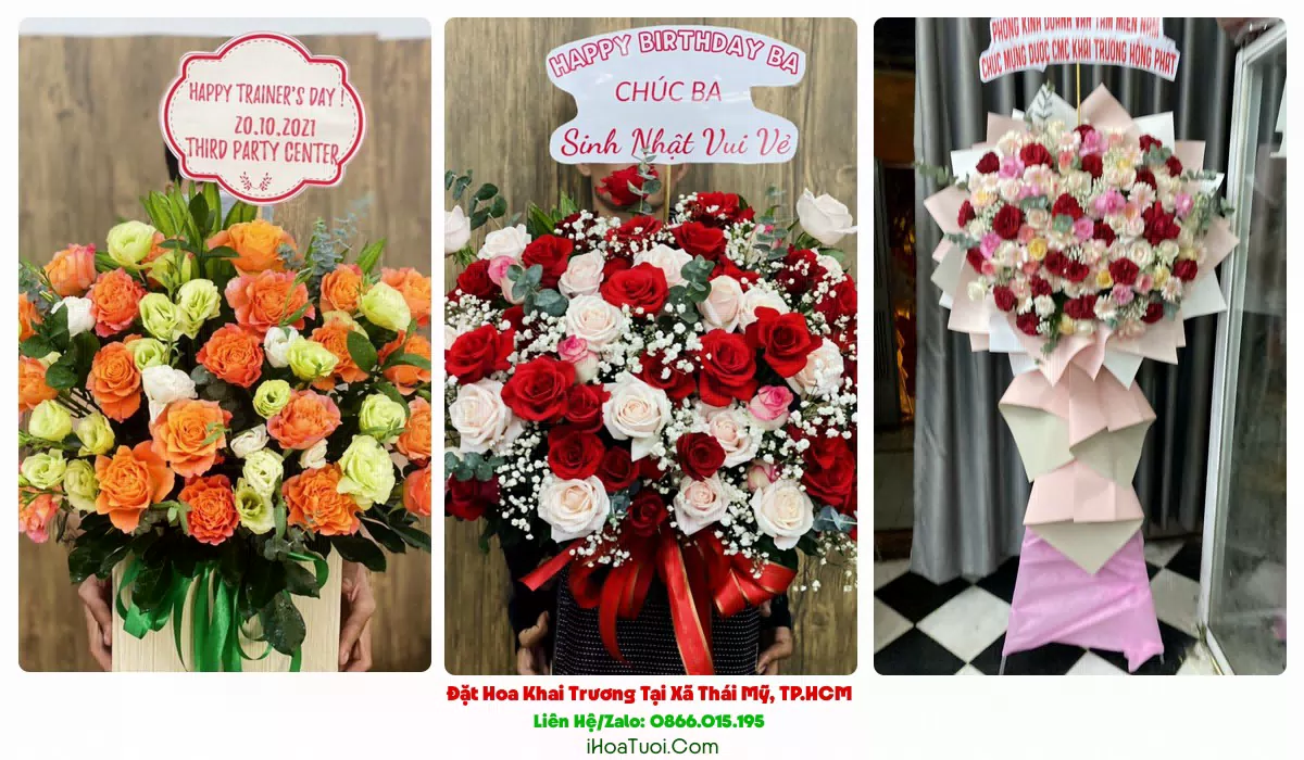 Hoa khai trương giao tận Xã Thái Mỹ, Huyện Củ Chi