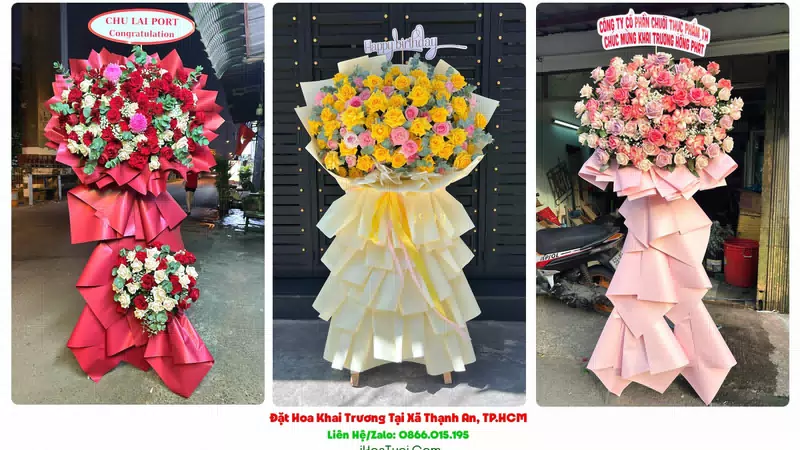 Đặt Hoa Khai Trương Xã Thạnh An, TP.HCM (Huyện Dầu Tiếng Cũ)