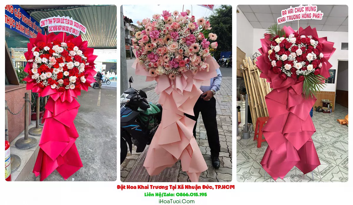 Kệ hoa khai trương 2 tầng giao tại Xã Nhuận Đức, Củ Chi