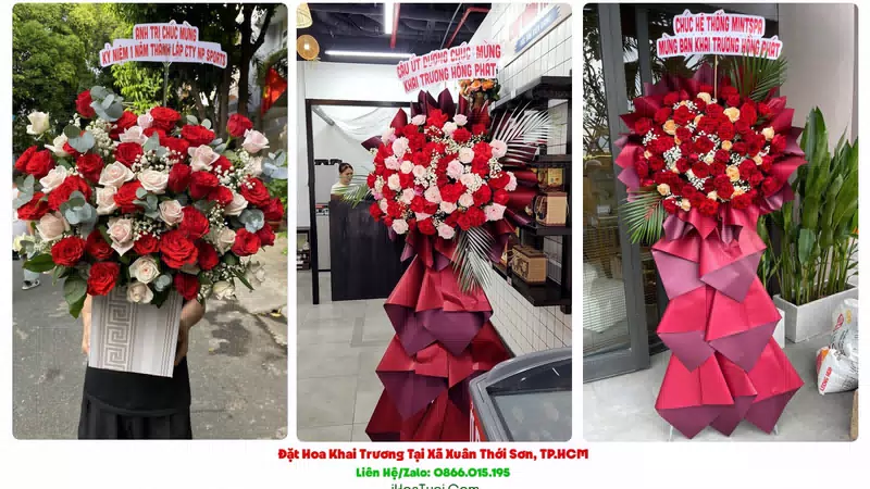 Shop Hoa Khai Trương Tại Xã Xuân Thới Sơn, TP.HCM (Huyện Hóc Môn Cũ)