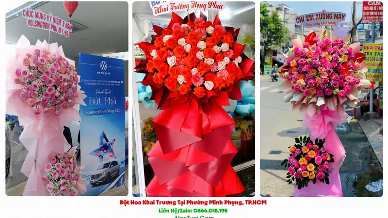 Đặt Hoa Khai Trương Tại Phường Minh Phụng, TP.HCM (Quận 11 Cũ)