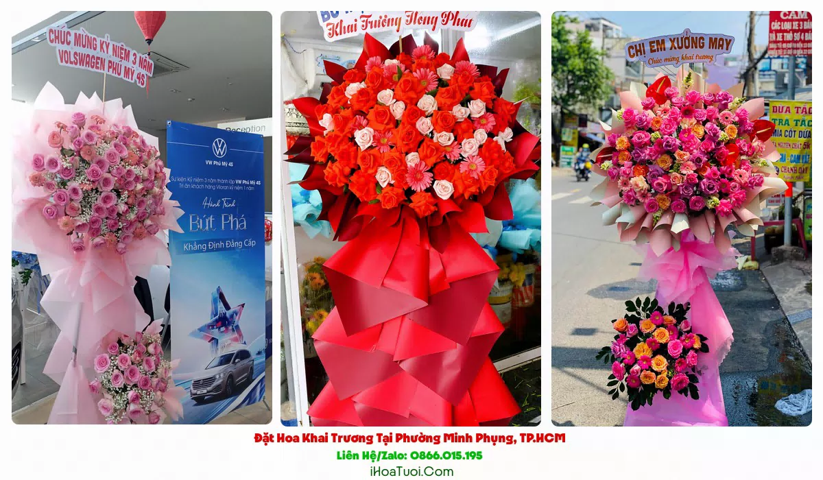 Đặt Hoa Khai Trương Tại Phường Minh Phụng, TP.HCM (Quận 11 Cũ)
