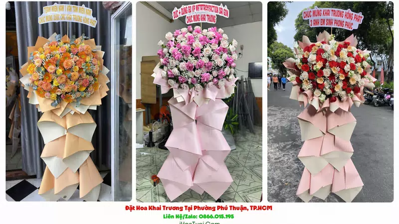 Đặt Hoa Khai Trương Tại Phường Phú Thuận, TP.HCM (Quận 7 Cũ)