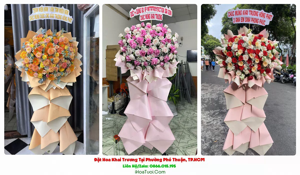 Đặt Hoa Khai Trương Tại Phường Phú Thuận, TP.HCM (Quận 7 Cũ)