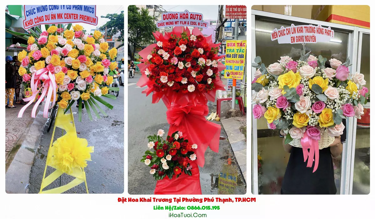 Hoa khai trương giao gần Phường Phú Thạnh