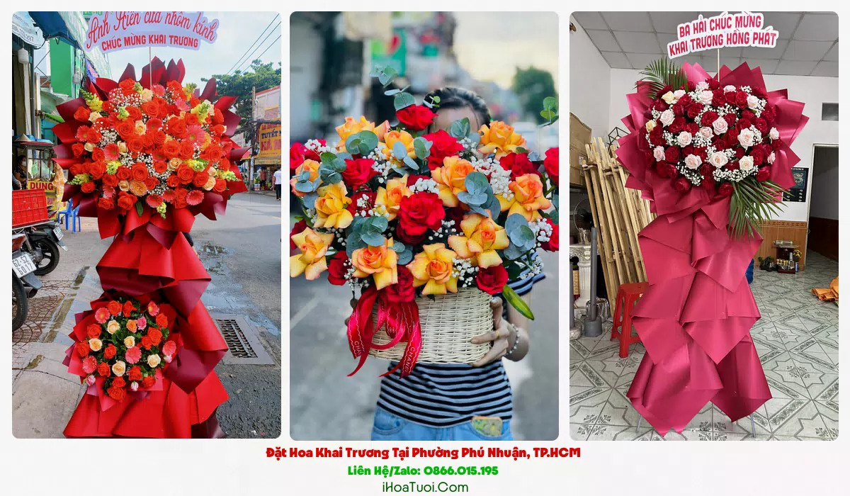 Chọn hoa khai trương theo loại tại Phường Phú Nhuận