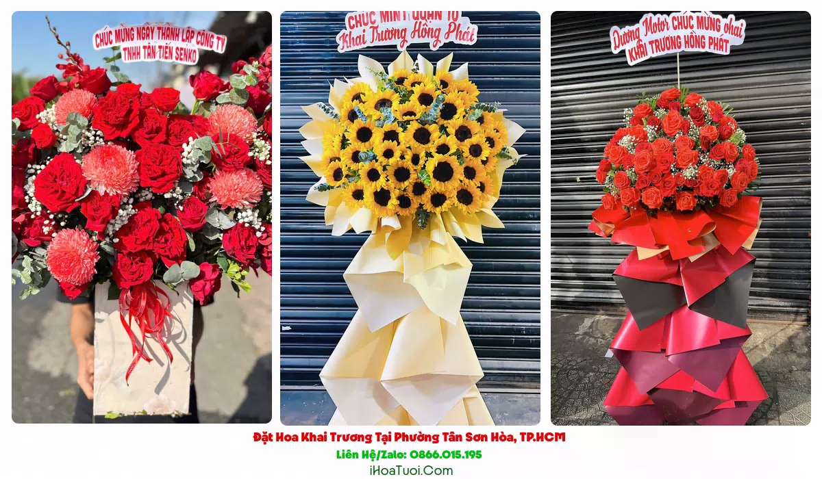 Đặt Hoa Khai Trương Tại Phường Tân Sơn Hòa, TP.HCM (Quận Tân Bình Cũ)