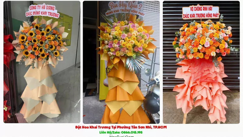 Đặt Hoa Khai Trương Tại Phường Tân Sơn Nhì, TP.HCM (Quận Tân Phú Cũ)