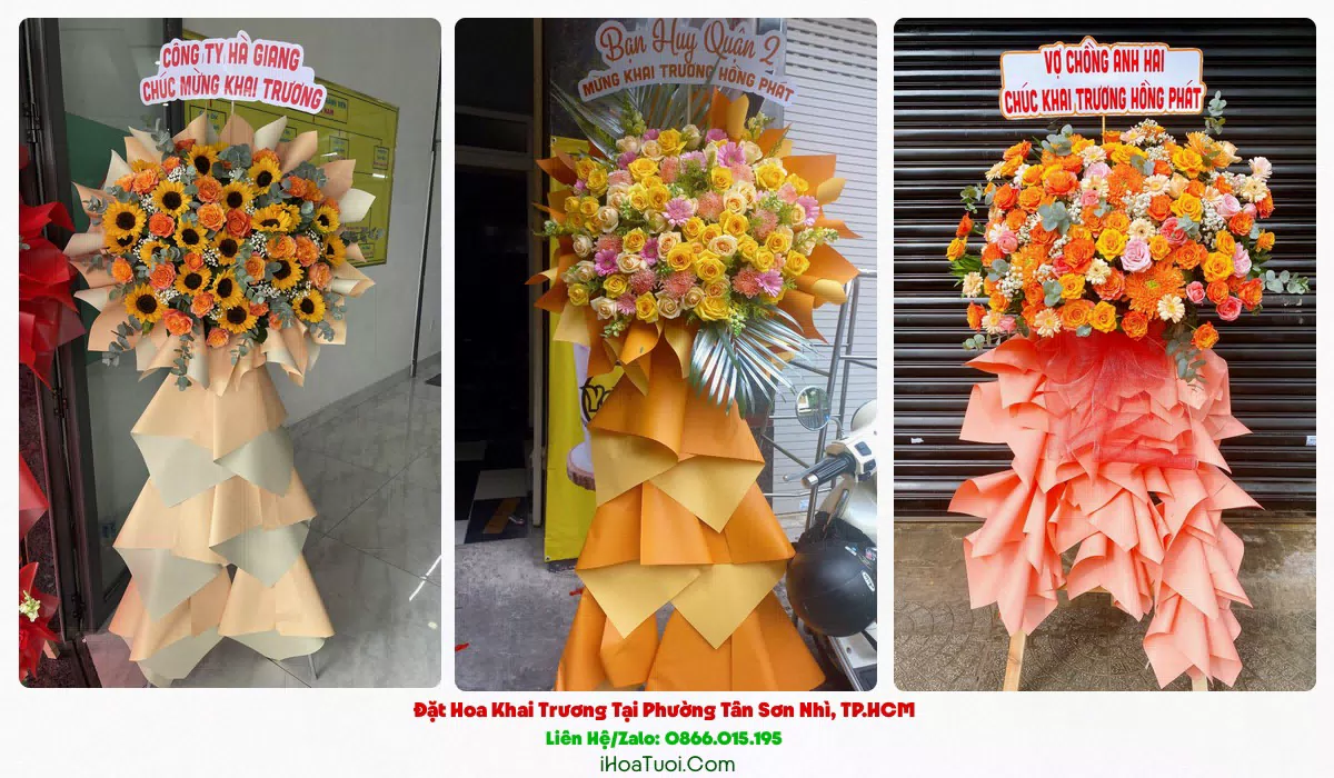 Đặt Hoa Khai Trương Tại Phường Tân Sơn Nhì, TP.HCM (Quận Tân Phú Cũ)