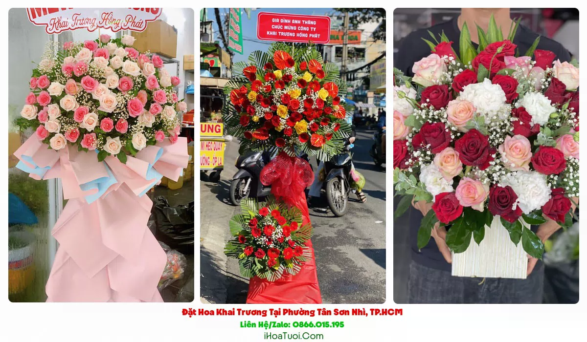 Giao hoa khai trương đúng giờ tại Phường Tân Sơn Nhì