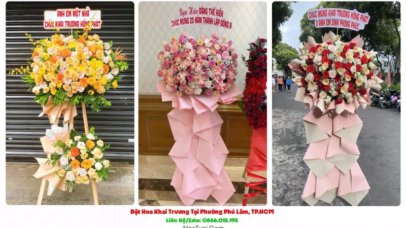 Đặt Hoa Khai Trương Tại Phường Phú Lâm, TP.HCM (Quận 6 Cũ)