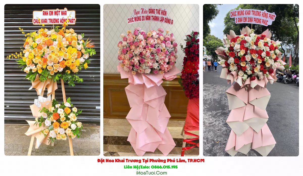 Đặt Hoa Khai Trương Tại Phường Phú Lâm, TP.HCM (Quận 6 Cũ)