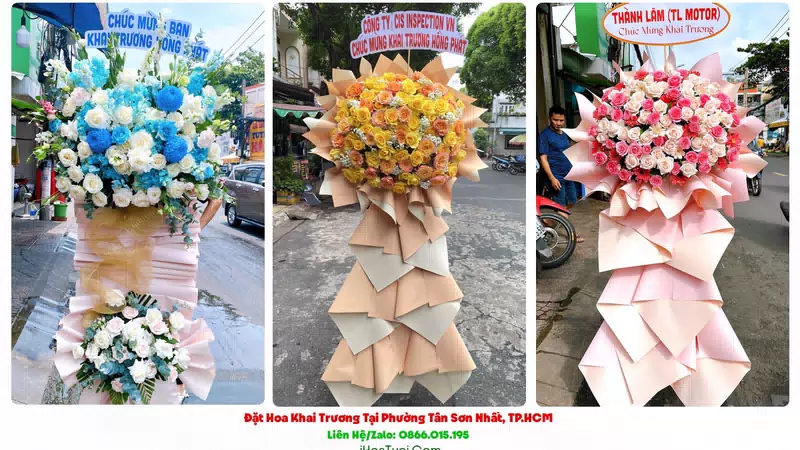 Đặt Hoa Khai Trương Tại Phường Tân Sơn Nhất, TP.HCM (Quận Tân Bình Cũ)