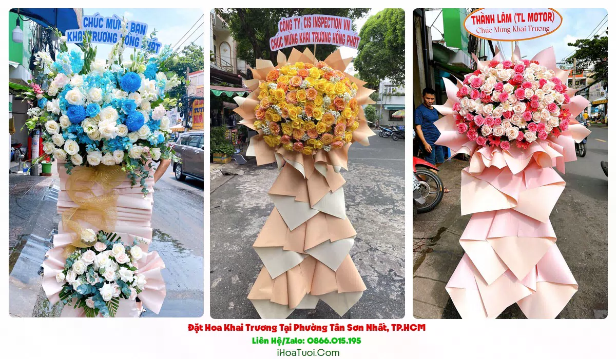 Đặt Hoa Khai Trương Tại Phường Tân Sơn Nhất, TP.HCM (Quận Tân Bình Cũ)