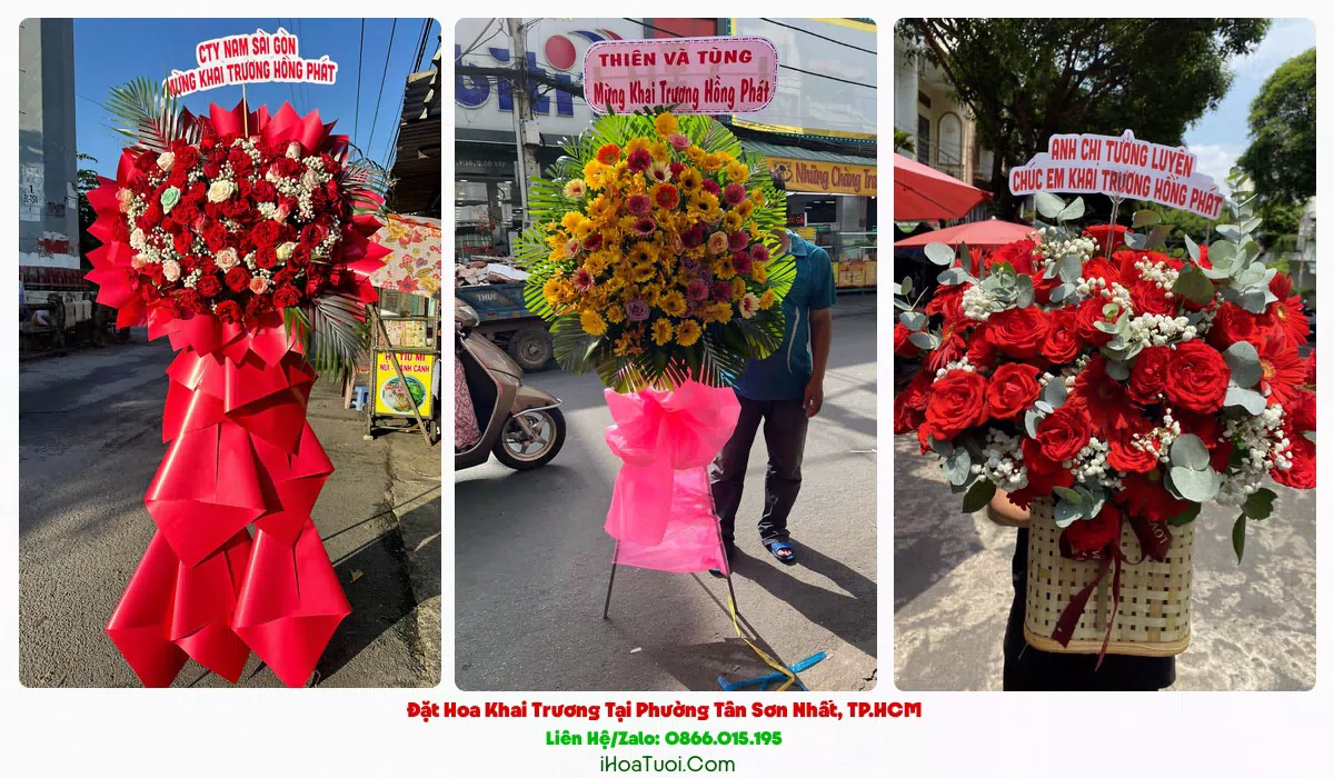 Hoa khai trương giao tận nơi khu vực Phường Tân Sơn Nhất, TP.HCM