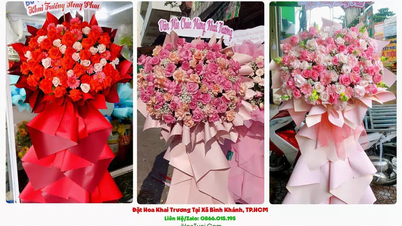 Đặt Hoa Khai Trương Tại Xã Bình Khánh, TP.HCM (Huyện Cần Giờ Cũ)