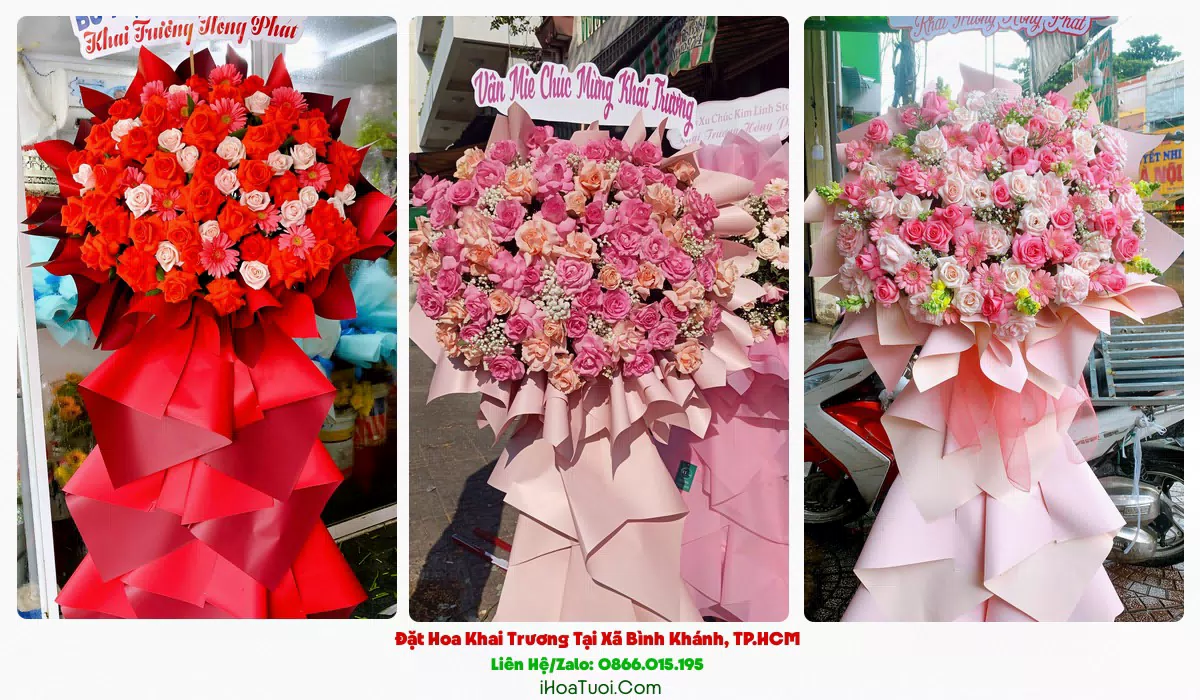 Đặt Hoa Khai Trương Tại Xã Bình Khánh, TP.HCM (Huyện Cần Giờ Cũ)