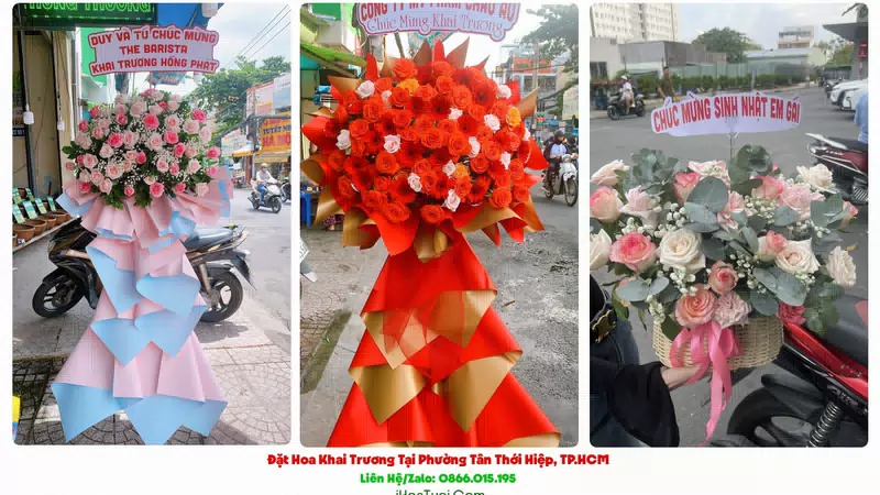Đặt Hoa Khai Trương Tại Phường Tân Thới Hiệp, TP.HCM (Quận 12 Cũ)