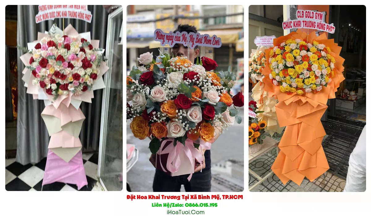 Đặt Hoa Khai Trương Tại Xã Bình Mỹ, TP.HCM (Huyện Củ Chi Cũ)
