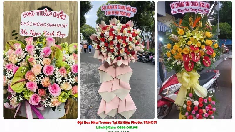 Đặt Hoa Khai Trương Tại Xã Hiệp Phước, TP.HCM (Huyện Nhà Bè Cũ)