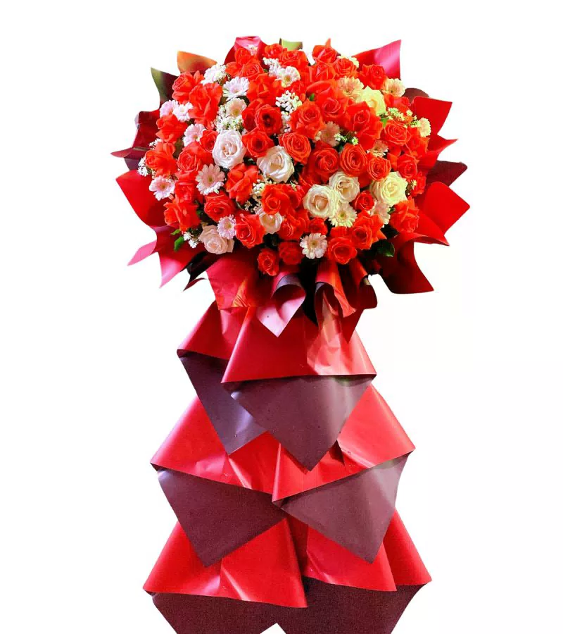 Kệ Hoa Mừng Khai Trương – Buôn May Bán Đắt