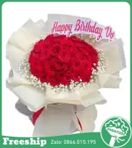 Bó Hoa Tươi Chúc Mừng Sinh Nhật Vợ - Mã: I-195 - Giá: 650.000đ
