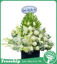 Giỏ Hoa Viếng Gọn Gàng - Mã: I-183 - Giá: 550.000đ