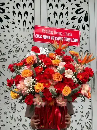 Giỏ Hoa Khai Trương